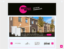 Tablet Screenshot of installatiebedrijfvandijken.nl